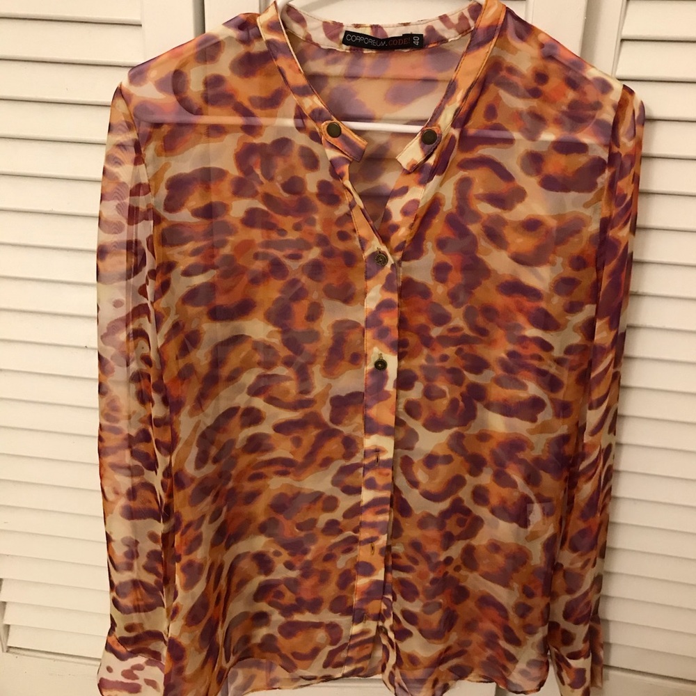 Animal print shirt
